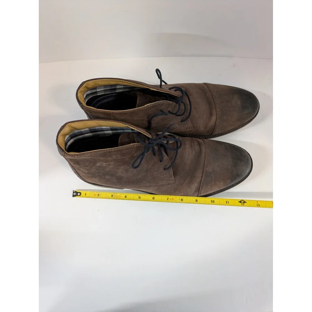 Bostonian Commonwealth Mens Brown Suede Cap Toe Chukka Boots Size 12 M 261399127